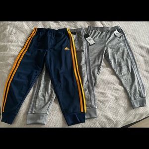 Adidas little boys joggers sz 5